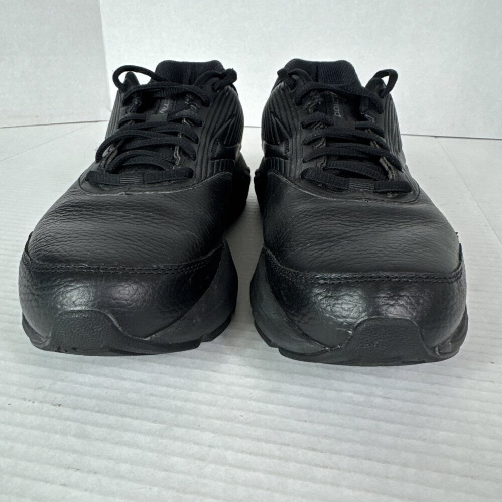 Brooks Women's 10M Walking Addiction Sneaker Shoes‎ Black Leather EUC - Picture 9 of 16